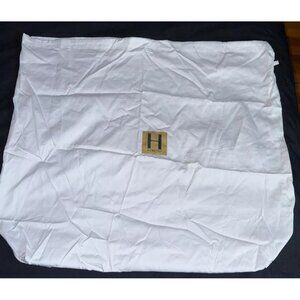 H By Frette Cotton Drawstring Logo Graphic Handbag Storage Dust Cover 22"x24"‎